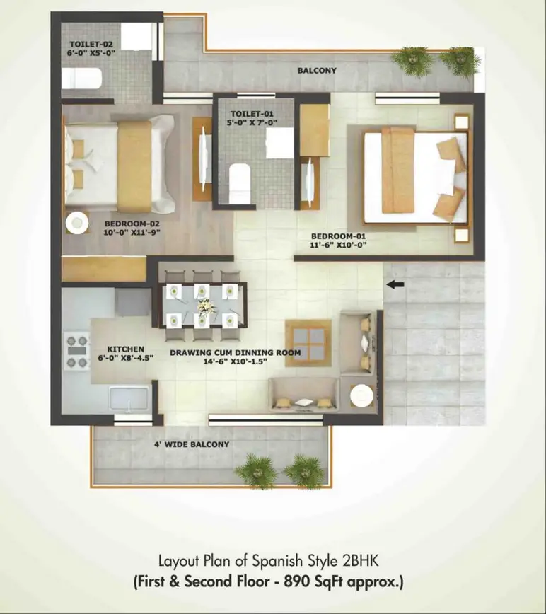 First & Second Floor