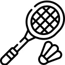 Badminton practice court